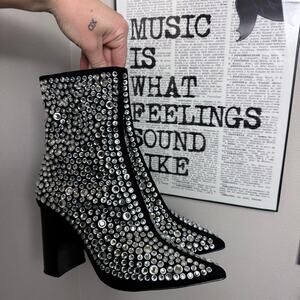 Jeffrey Campbell Siren Rhinestone Bootie